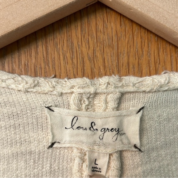 Lou & grey off white Moto jacket crochet zip Large asymmetrical jacket Crop - Picture 3 of 15